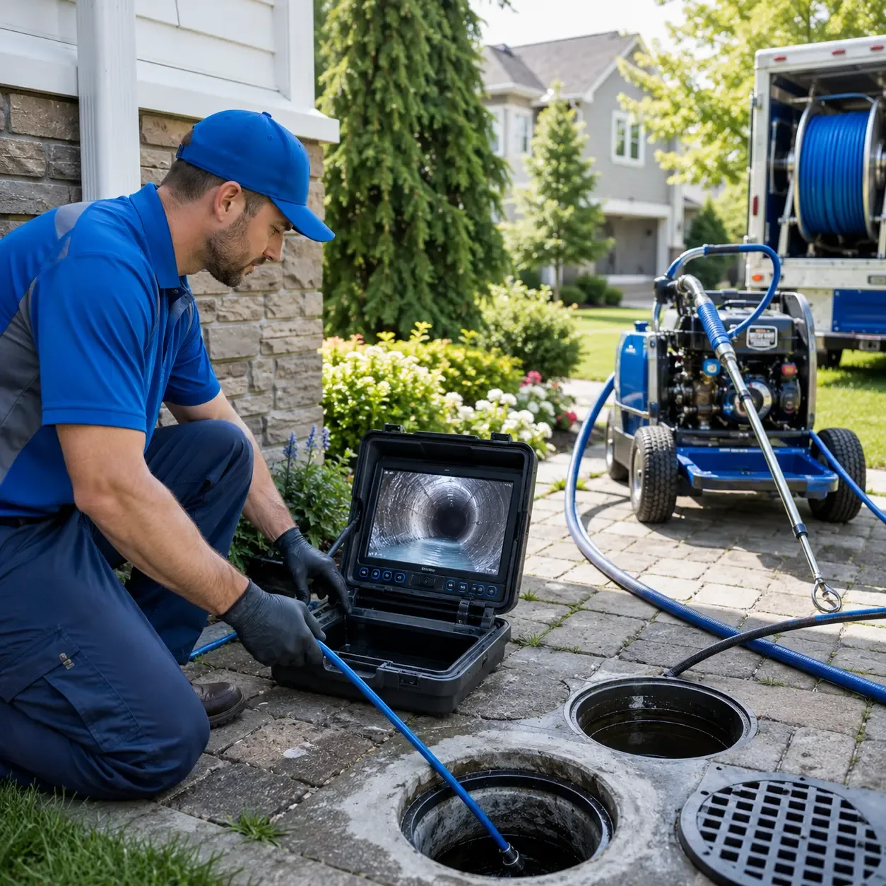 Outdoor drain cleaning professionals serving Moselle, MS